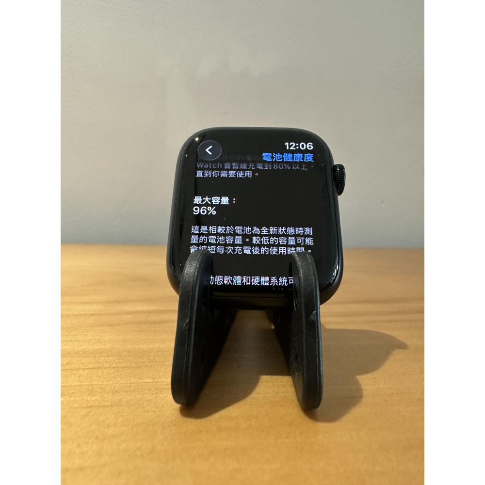 Apple Watch 7 45mm 午夜🔋96%│原廠電池│外觀9成新│☁️好物雲3C-細節圖2