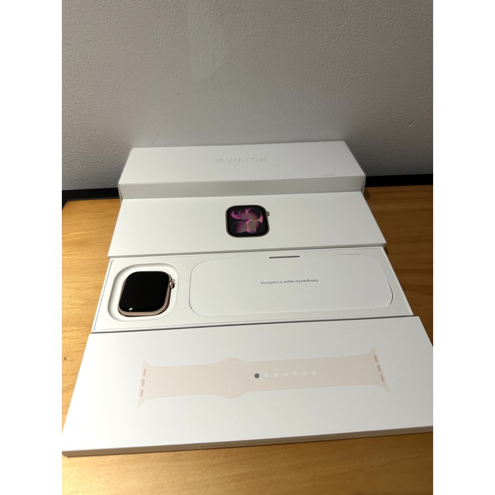 Apple Watch 11 42mm 金🔋100%⛑️保固-2027/03│剛開通一個月!!│盒配完整│全機無傷-細節圖7