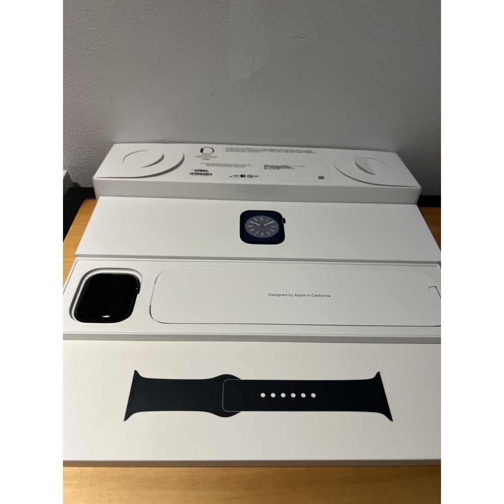 Apple Watch 8 45m 午夜🔋100%│原廠電池100%│外觀近全新│螢幕無傷│盒配完整│☁️好物雲3C-細節圖7