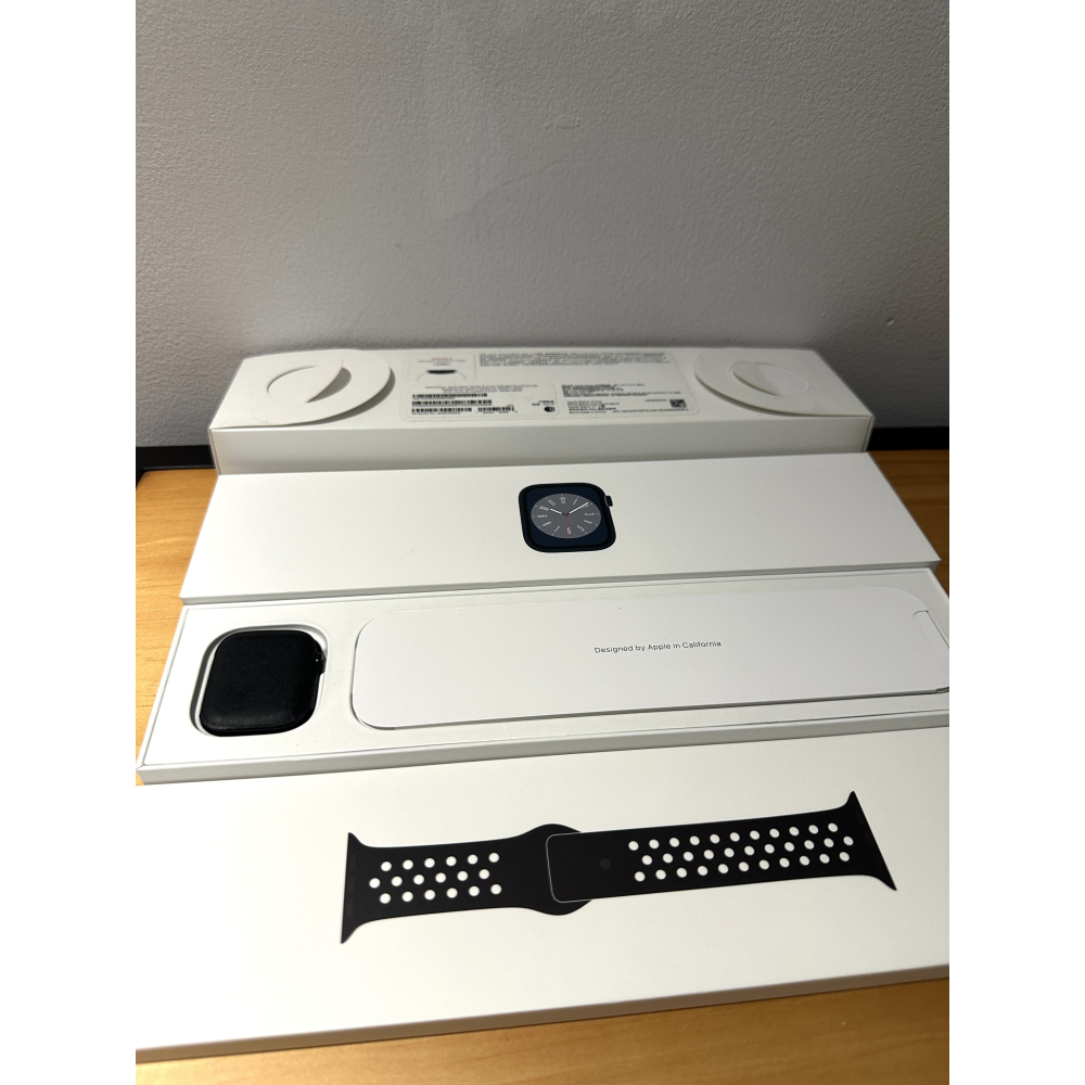 Apple Watch 8 41mm LTE 午夜🔋92%│外觀狀況佳│螢幕無傷│原廠電池│盒配齊全│☁️好物雲3C-細節圖7