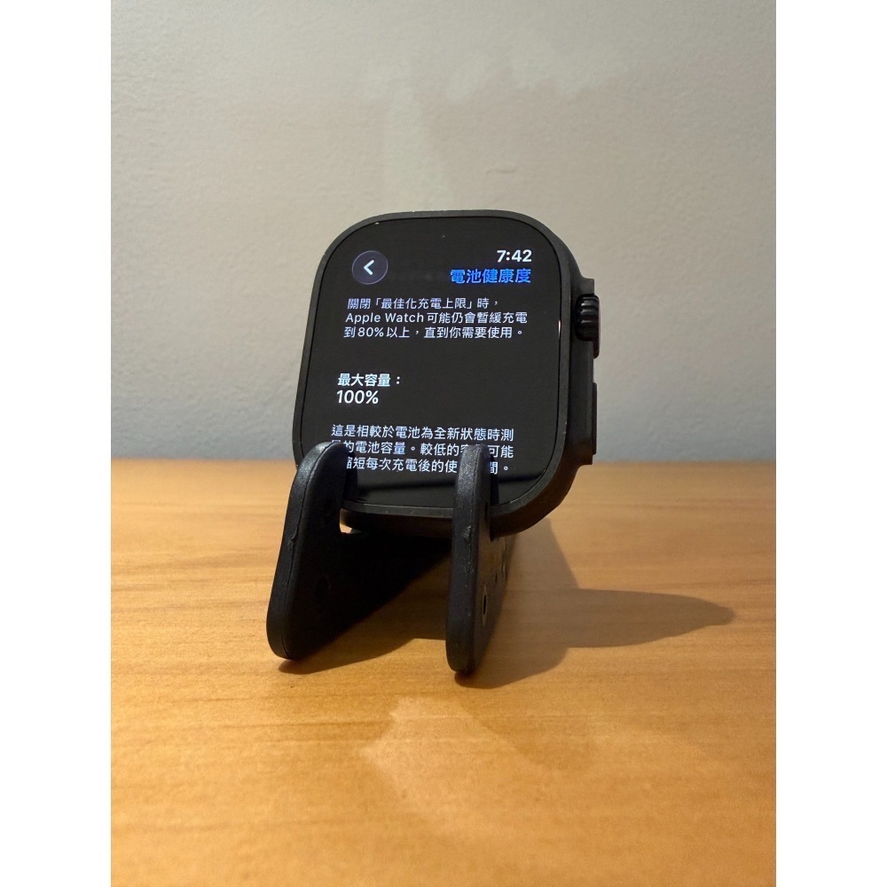 Apple Watch ultra2 49mm LTE黑🔋100%│外觀狀況佳│盒配齊全│原廠電池│-細節圖2