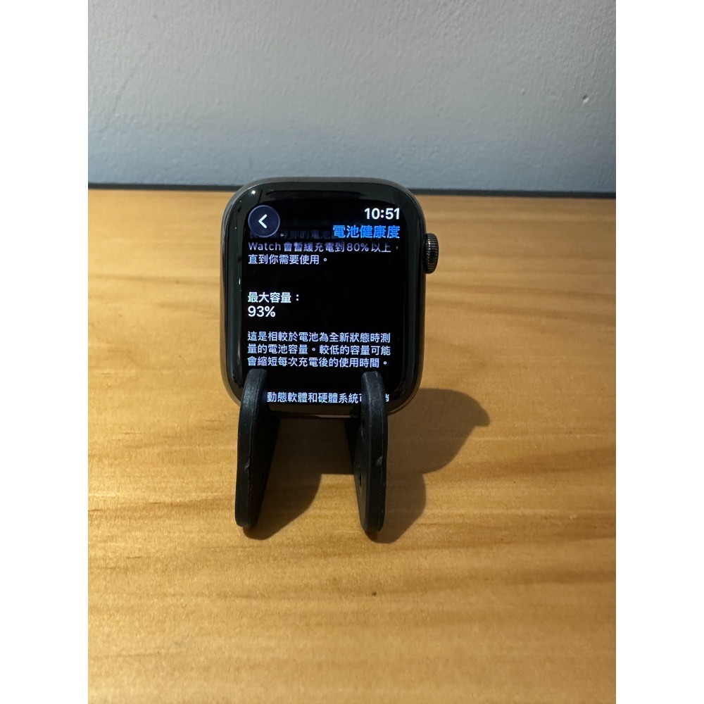 Apple Watch 8 45mm LTE 不鏽鋼黑🔋93%│行動網路版│全機無傷│外觀95成新！│原廠電池-細節圖2