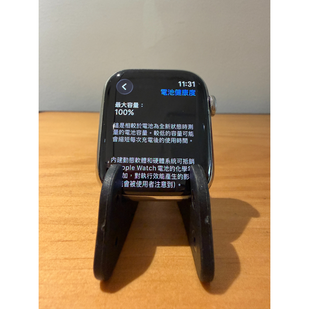 Apple Watch 7 45mm LTE 不鏽鋼銀🔋100%│行動網路版│外觀狀況佳│盒配完整│☁️好物雲3C-細節圖2