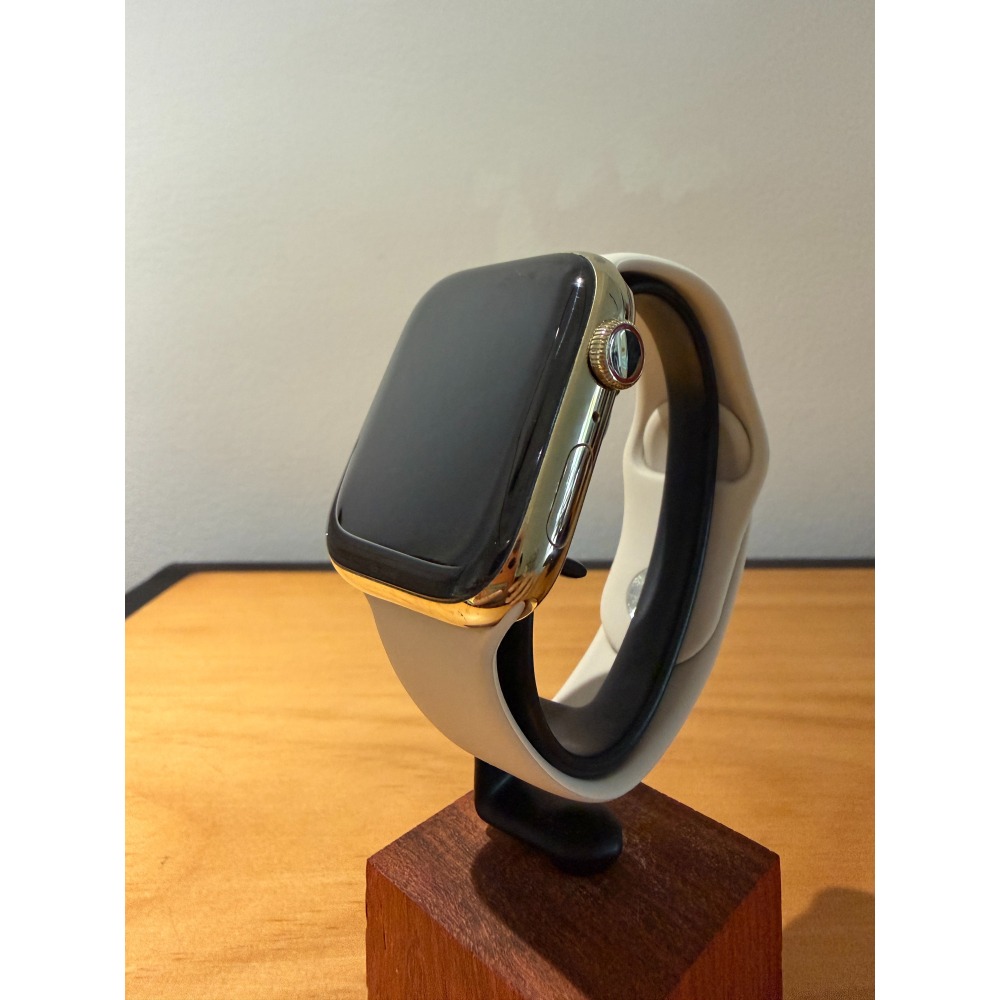 Apple Watch 7 45mm LTE 不鏽鋼金🔋100%│行動網路版│外觀狀況佳│☁️好物雲3C-細節圖4