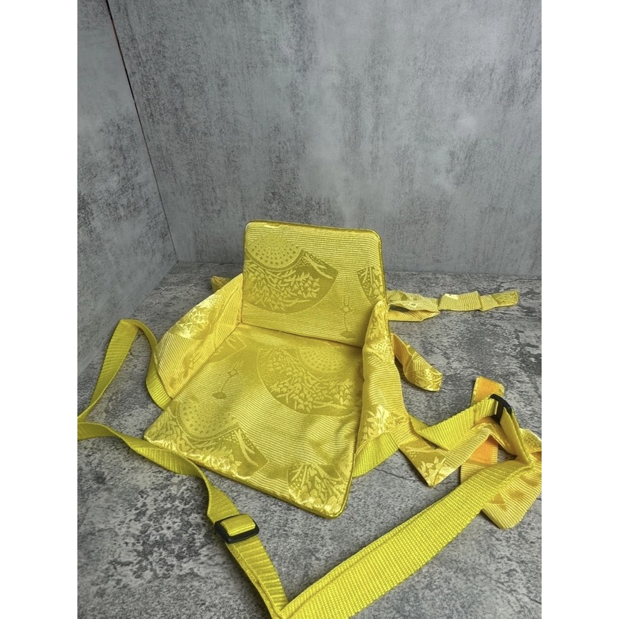 弘喧 神明 背帶 神明 外出 進香 遶境 出巡 徒步進香 神明用品 繡花布 神尊揹帶 拜拜 會靈 出國必備 方便省力-規格圖2