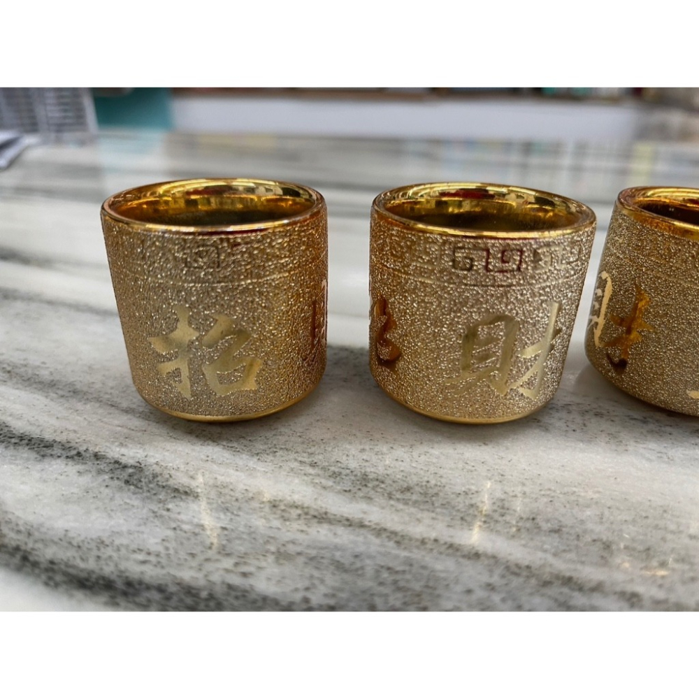 現貨供應 弘喧 砂金杯 高腳杯 直身杯 陶瓷 貢杯 供茶 供奉 佛杯 招財進寶 財神 禮佛 供杯 酒杯 祖先杯 祭祀-細節圖2