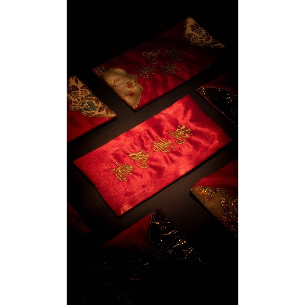 現貨供應 弘喧 紅包袋 新年快樂 吉祥如意 百年好合 新婚 繡品 結婚 年節 節慶 過年 喜氣 繡字 布製 萬事如意 蛇-細節圖5