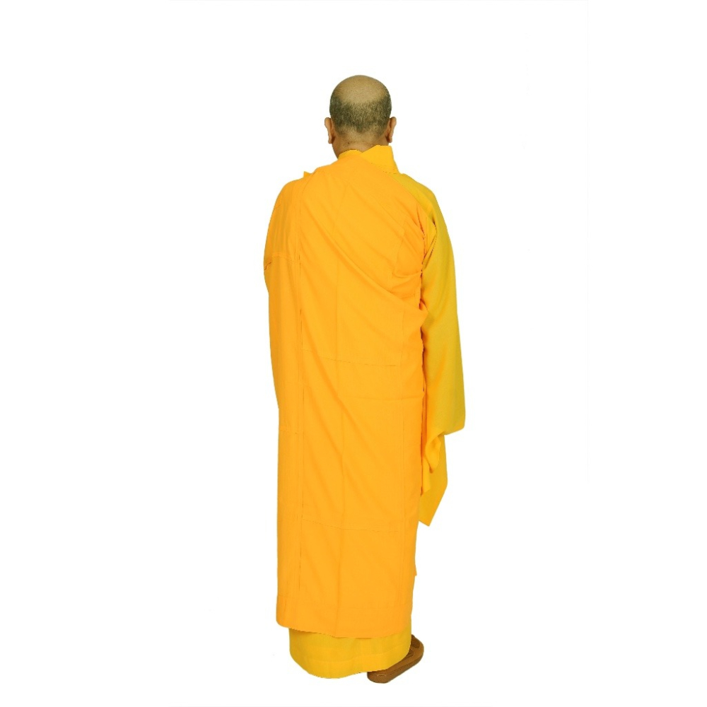 現貨供應 弘喧 僧服 僧人 出家人 披衣 九衣 12寬 嚴肅 法會 禮佛 修行 搭衣 受戒 台麻 七懺衣 佛教 高僧-細節圖3