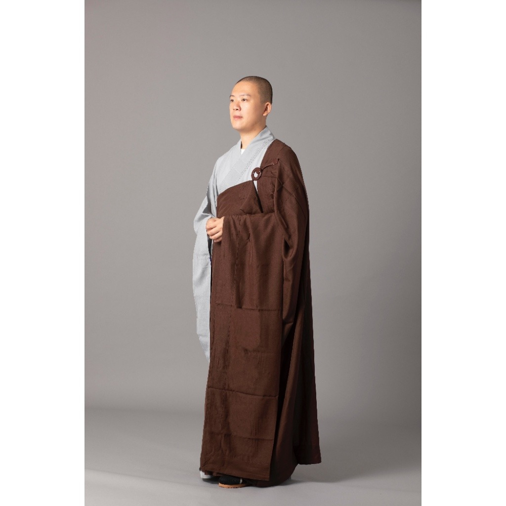 現貨供應 弘喧 僧服 僧人 出家人 披衣 七衣  端莊 嚴肅 法會 禮佛 修行 搭衣 受戒 台麻 七懺衣 佛教 高僧-細節圖3