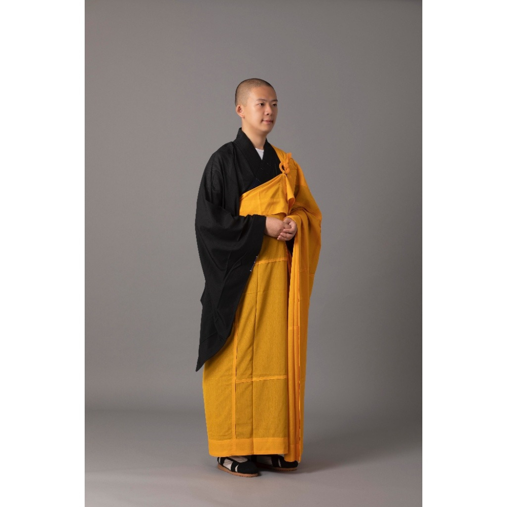現貨供應 弘喧 僧服 僧人 出家人 披衣 七衣  端莊 嚴肅 法會 禮佛 修行 搭衣 受戒 台麻 七懺衣 佛教 高僧-細節圖5