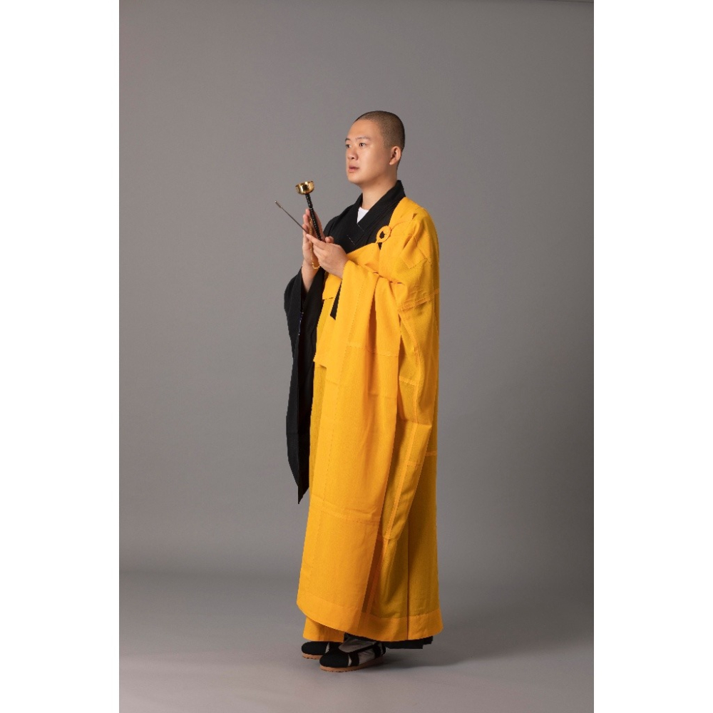 現貨供應 弘喧 僧服 僧人 出家人 披衣 七衣  端莊 嚴肅 法會 禮佛 修行 搭衣 受戒 台麻 七懺衣 佛教 高僧-細節圖6