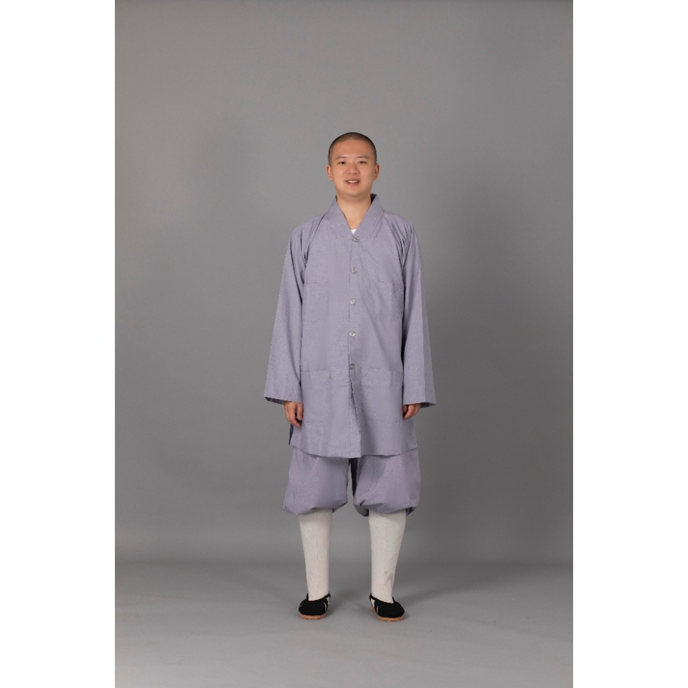 現貨供應 弘喧 佛教 僧服 出家人 衣服 短掛 ＴＲ西裝布 吸汗 柔軟 透氣 和尚 出家眾 僧人 高僧 外出 禮佛-細節圖7