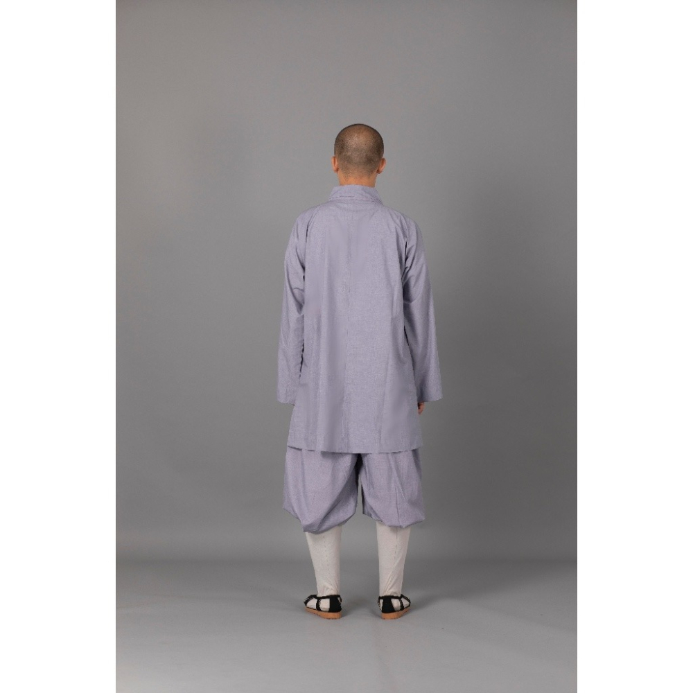 現貨供應 弘喧 佛教 僧服 出家人 衣服 短掛 ＴＲ西裝布 吸汗 柔軟 透氣 和尚 出家眾 僧人 高僧 外出 禮佛-細節圖9