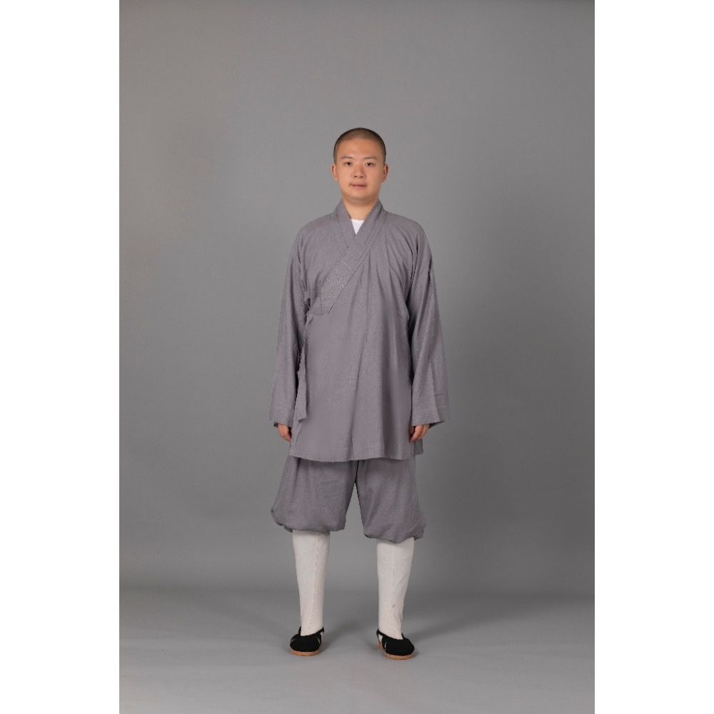 現貨供應 弘喧 佛教 僧服 出家人 衣服 短掛 棉麻竹布 羅漢掛 禪意 吸汗 柔軟 透氣 和尚 出家眾 僧人 高僧 禮佛-細節圖7