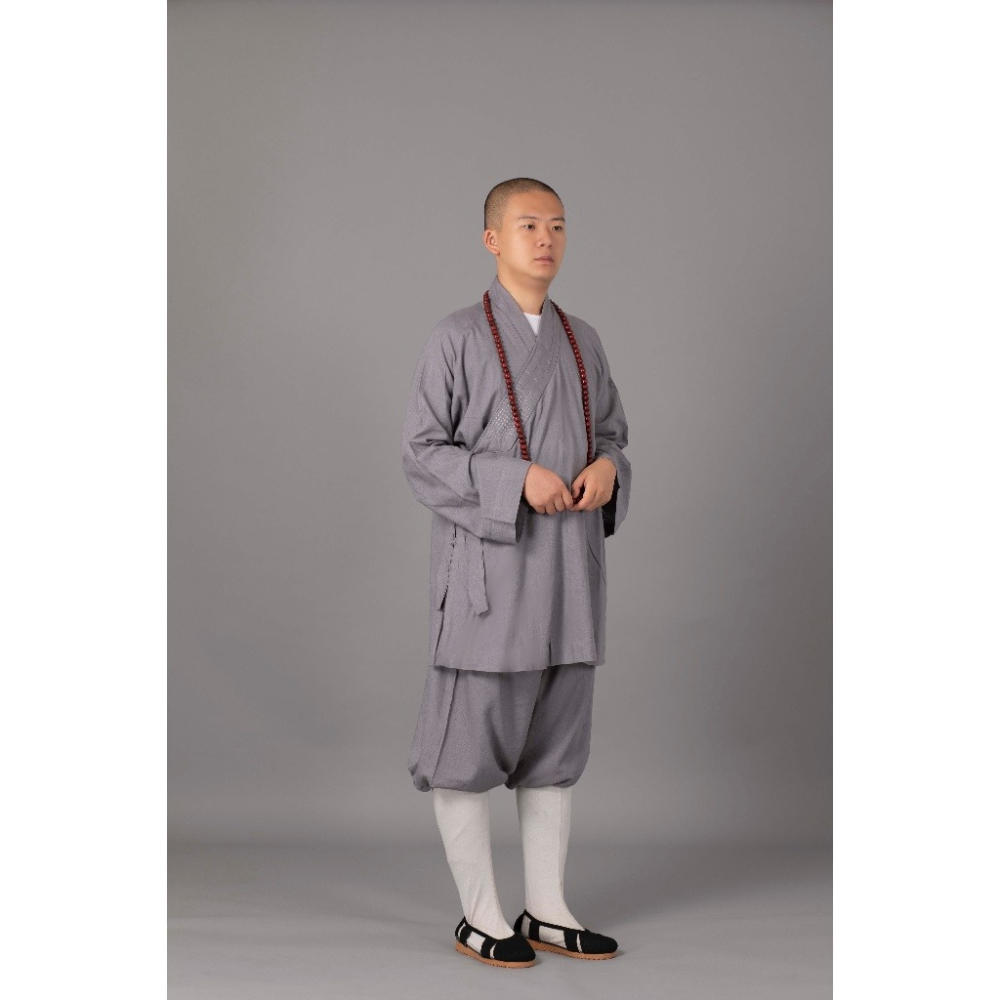 現貨供應 弘喧 佛教 僧服 出家人 衣服 短掛 棉麻竹布 羅漢掛 禪意 吸汗 柔軟 透氣 和尚 出家眾 僧人 高僧 禮佛-細節圖9