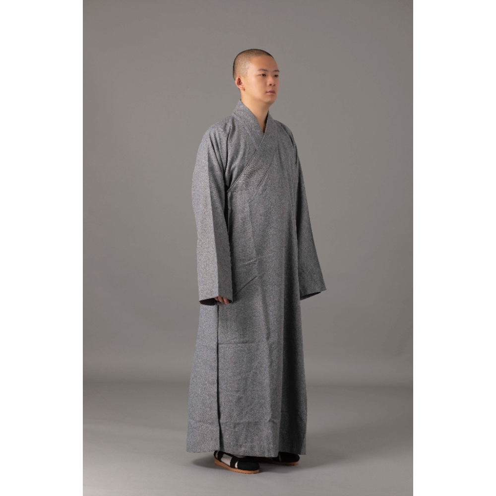 現貨供應 弘喧 佛教 僧服 出家人 衣服 長衫 斜紋布 禪意 吸汗 柔軟 透氣 和尚 出家眾 僧人 高僧 外出 禮佛-細節圖5