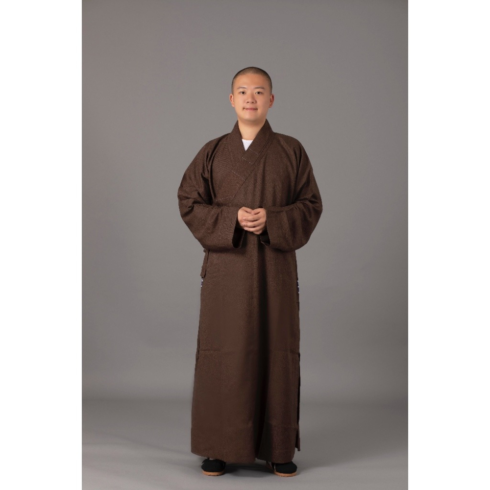 現貨供應 弘喧 佛教 僧服 出家人 衣服 長衫 斜紋布 禪意 吸汗 柔軟 透氣 和尚 出家眾 僧人 高僧 外出 禮佛-細節圖7