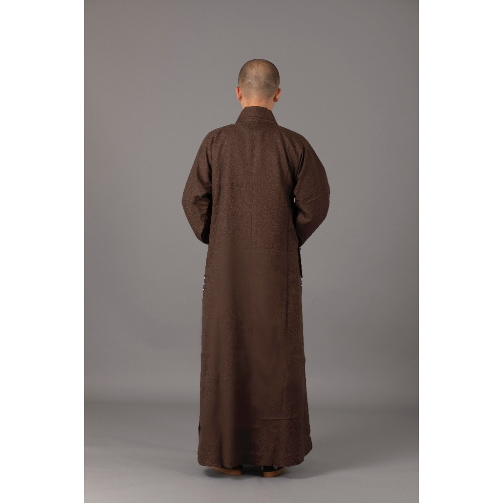 現貨供應 弘喧 佛教 僧服 出家人 衣服 長衫 斜紋布 禪意 吸汗 柔軟 透氣 和尚 出家眾 僧人 高僧 外出 禮佛-細節圖8