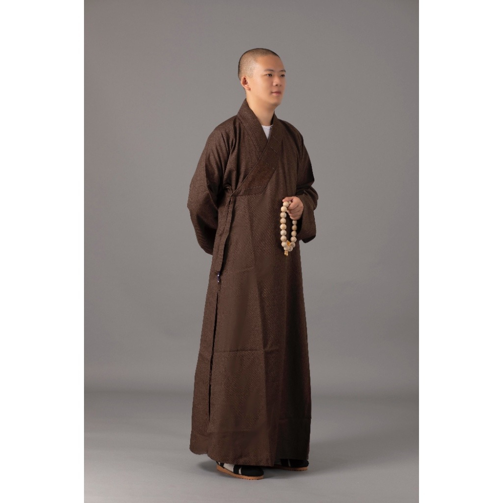 現貨供應 弘喧 佛教 僧服 出家人 衣服 長衫 斜紋布 禪意 吸汗 柔軟 透氣 和尚 出家眾 僧人 高僧 外出 禮佛-細節圖9