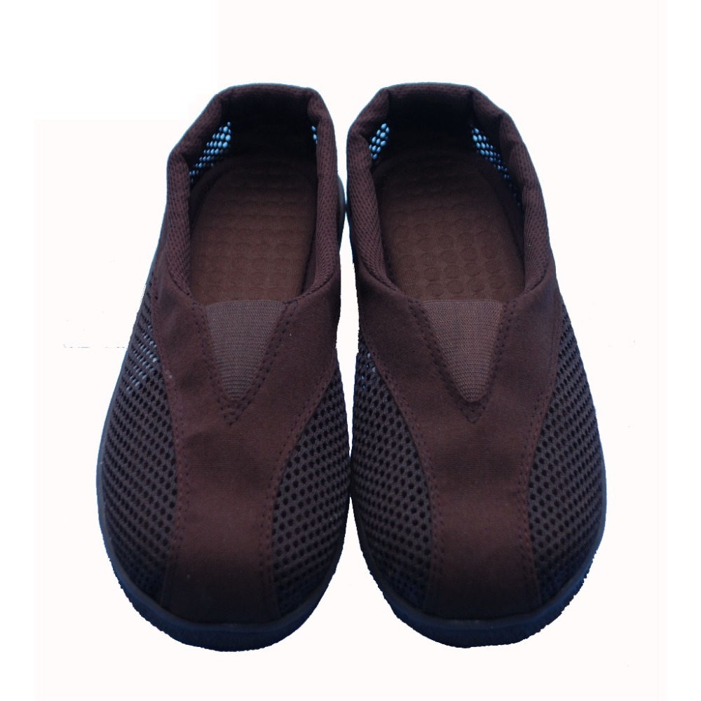 現貨供應 弘喧 網布居士鞋 網布鞋 透氣 柔軟 網面 簍空 羅漢鞋 太極鞋 方便鞋 橡膠底 防滑 外出鞋 步鞋 道教鞋-規格圖3