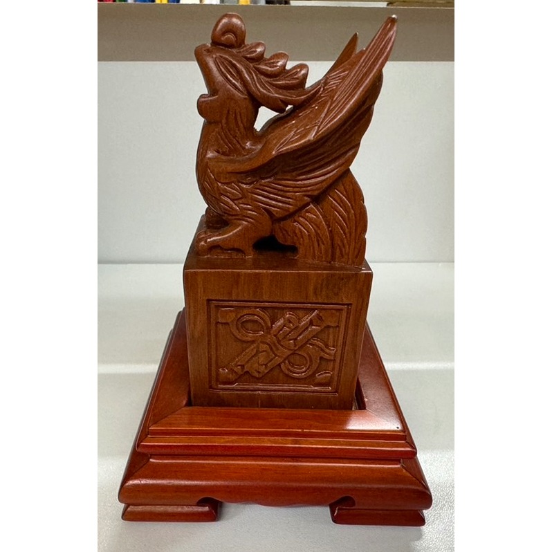 現貨供應 弘喧 印章 宮廟印章 龍鳳印章 實木印章-細節圖3