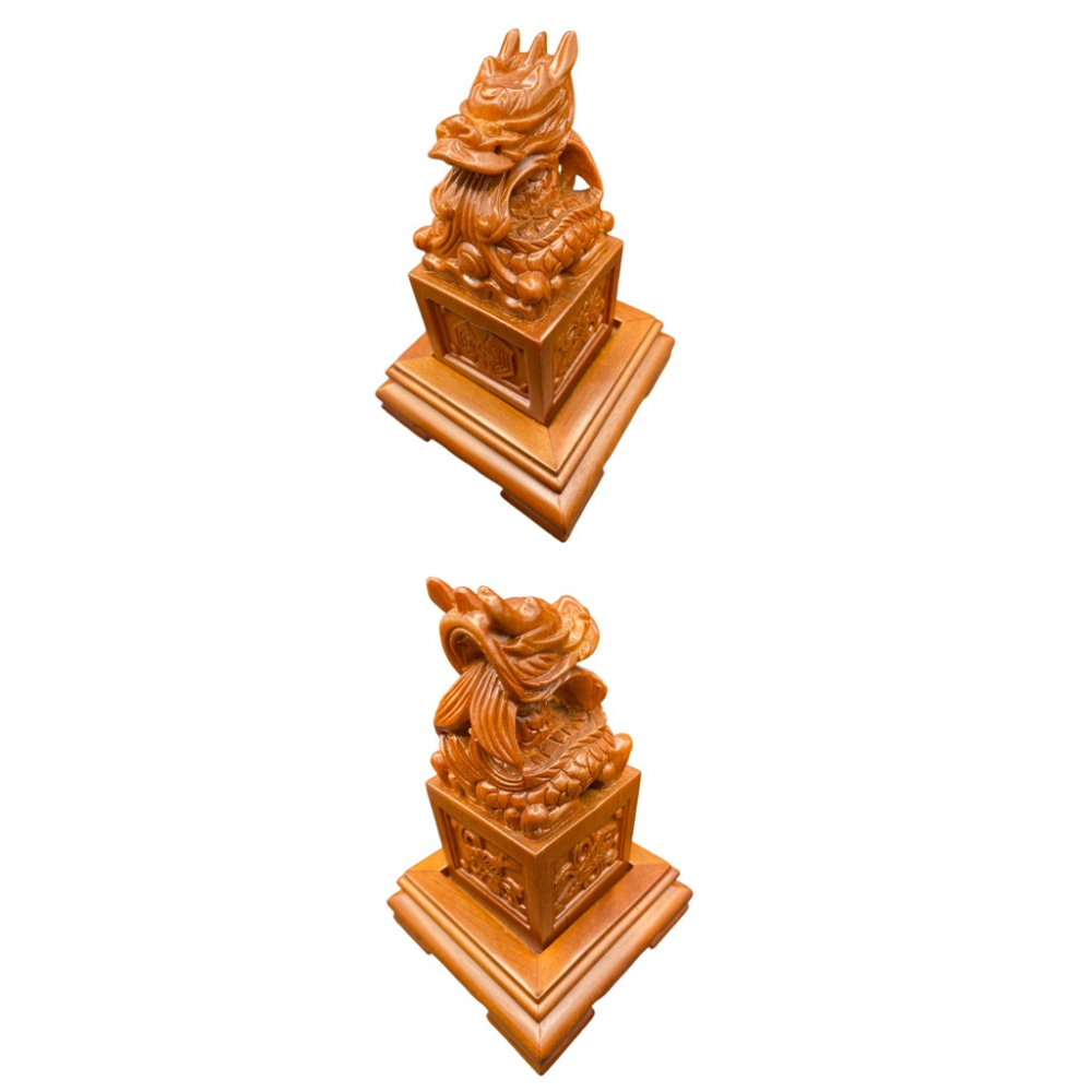 現貨供應 弘喧 印章 宮廟印章 龍鳳印章 實木印章-細節圖5