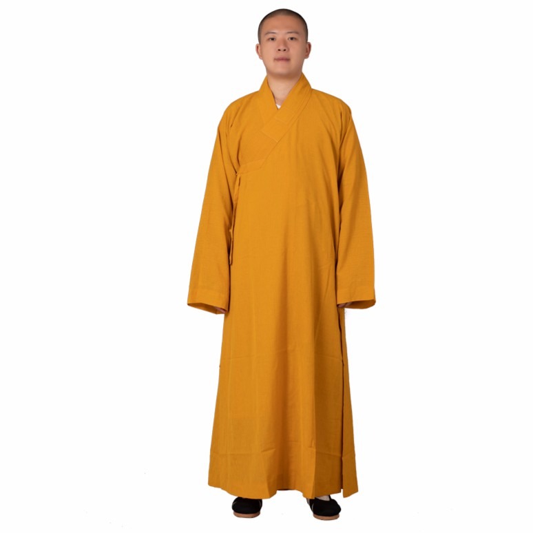 現貨供應 弘喧 佛教 僧服 出家人 衣服 长衫 TR布 TR西装布 麻纱竹结布 禪意 吸汗 柔軟 透氣 和尚 出家眾-細節圖2