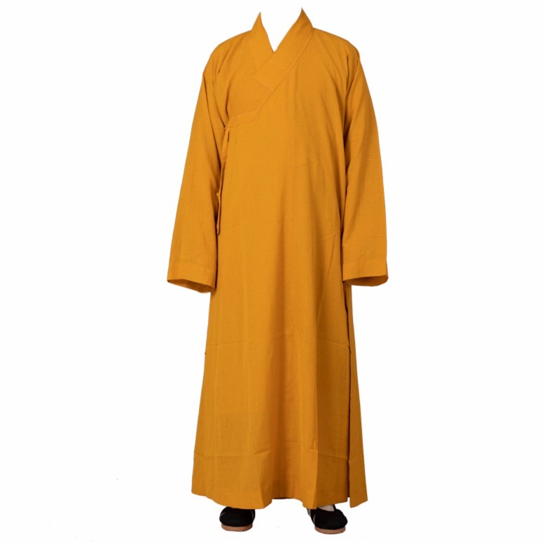 現貨供應 弘喧 佛教 僧服 出家人 衣服 长衫 TR布 TR西装布 麻纱竹结布 禪意 吸汗 柔軟 透氣 和尚 出家眾-細節圖3