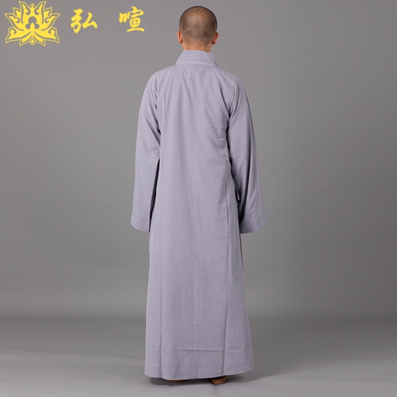 現貨供應 弘喧 佛教 僧服 出家人 衣服 长衫 TR布 TR西装布 麻纱竹结布 禪意 吸汗 柔軟 透氣 和尚 出家眾-細節圖5