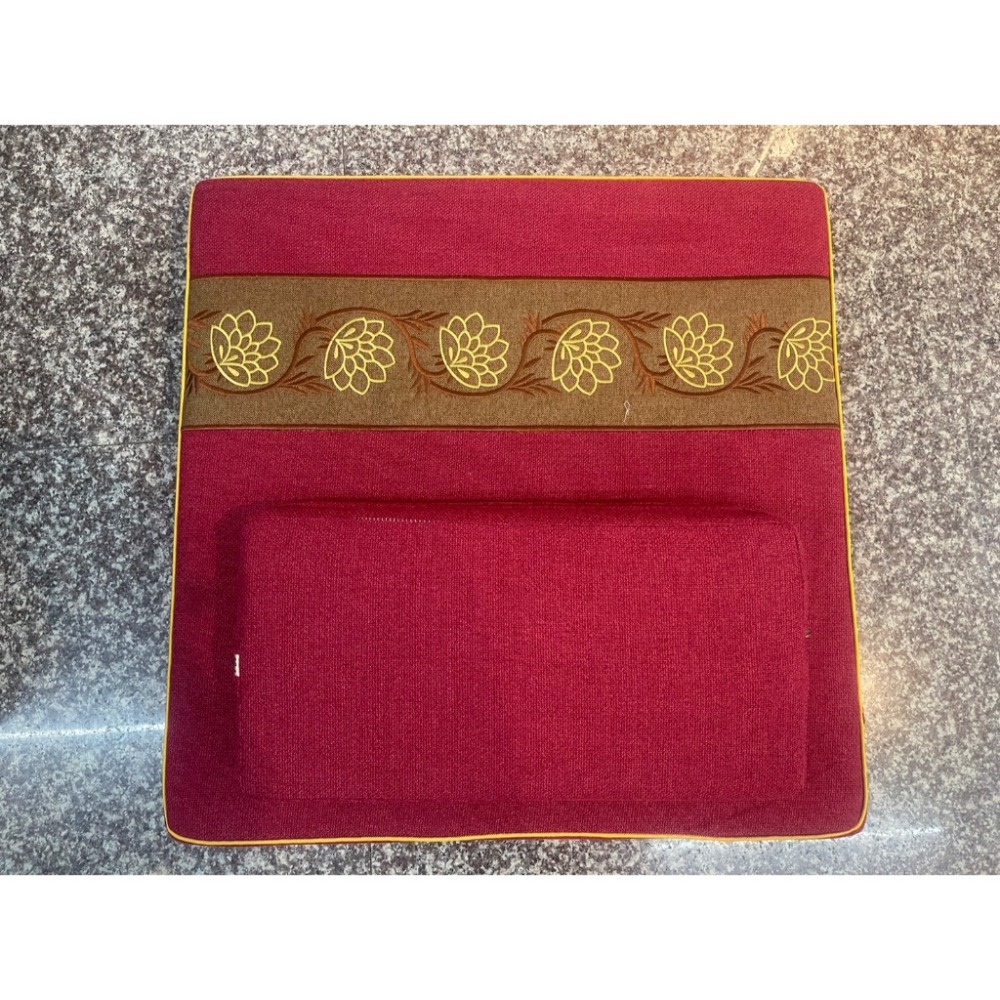 現貨供應 弘喧 禪坐墊 拜墊 跪拜 拜拜 打坐 練功 靜坐 禪修墊 跪墊 念佛 念經  瑜伽 冥想墊 拜佛墊 拜懺墊-規格圖3