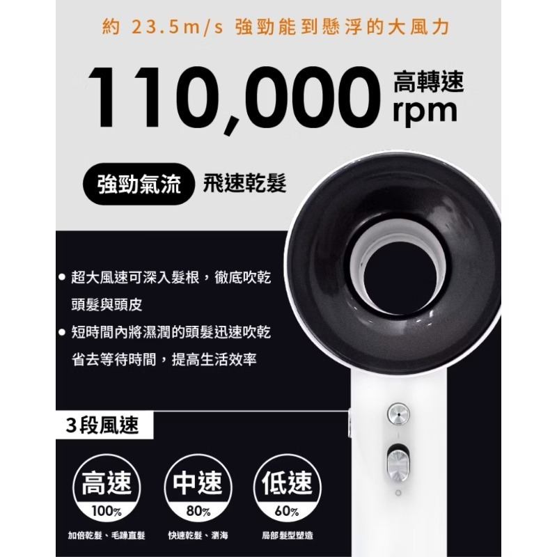ISITO 高速負離子吹風機 IS-23E09D 負離子吹風機-細節圖2