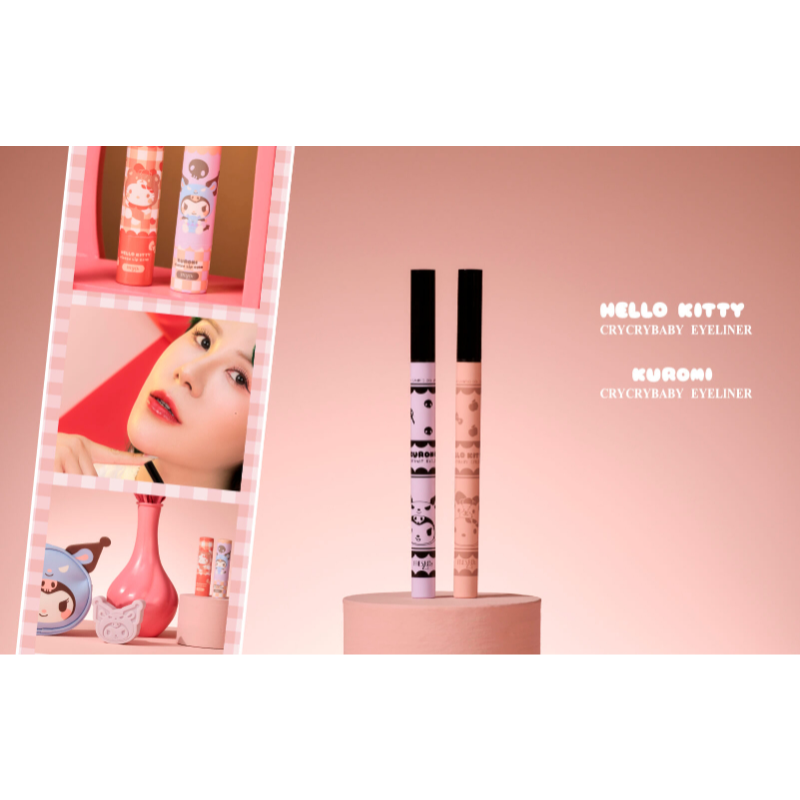 三麗鷗 Hello Kitty 盡情哭眼線液 (咖啡色)-細節圖2