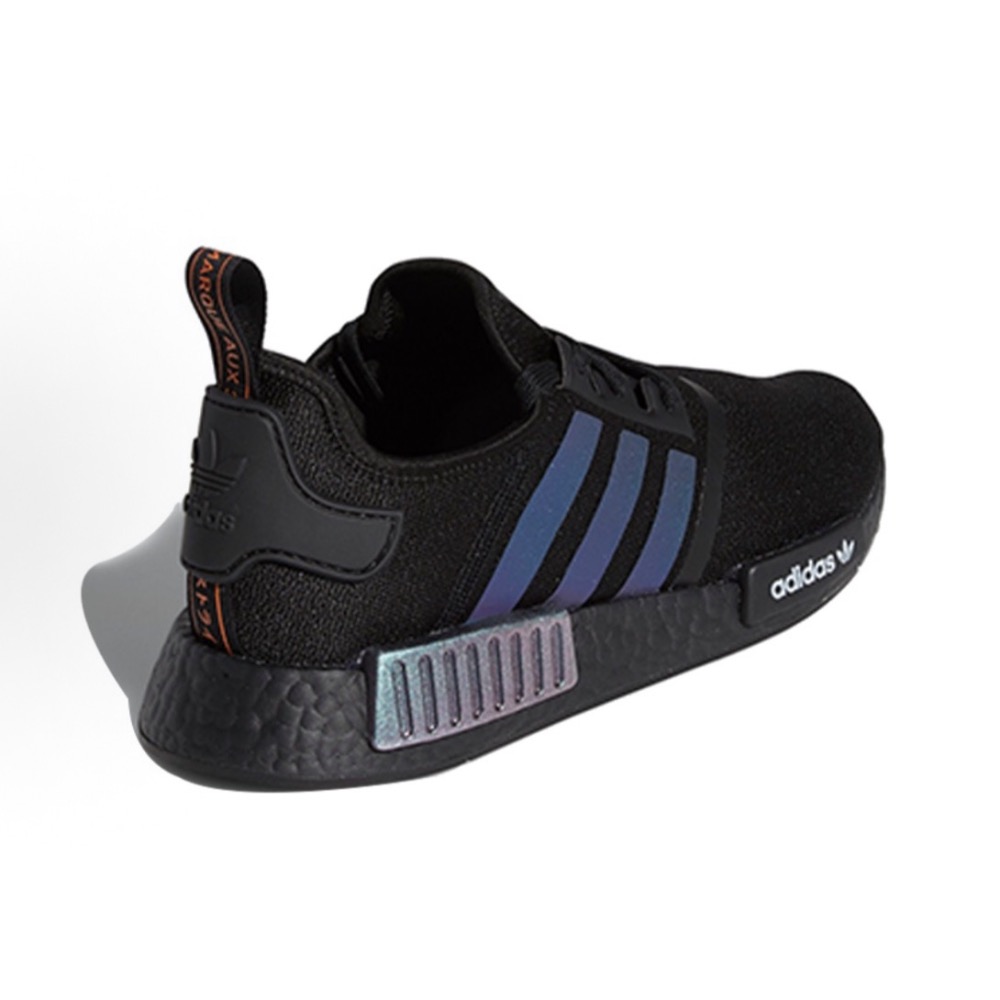 [MXX] Adidas Originals NMD_R1 黑 襪套 網布 休閒鞋 Boost FV8025 男女鞋-細節圖4