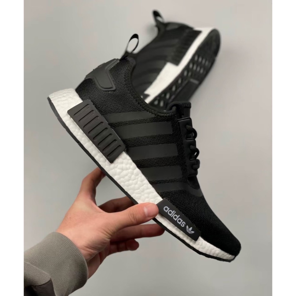 [MXX] Adidas Originals NMD_R1 黑 襪套 網布 休閒鞋 Boost CQ2412 男女鞋-細節圖8