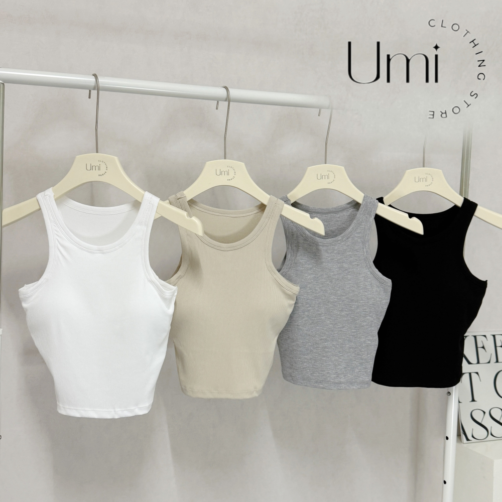 現貨+預購 A001【削肩圓領背心】-細節圖6