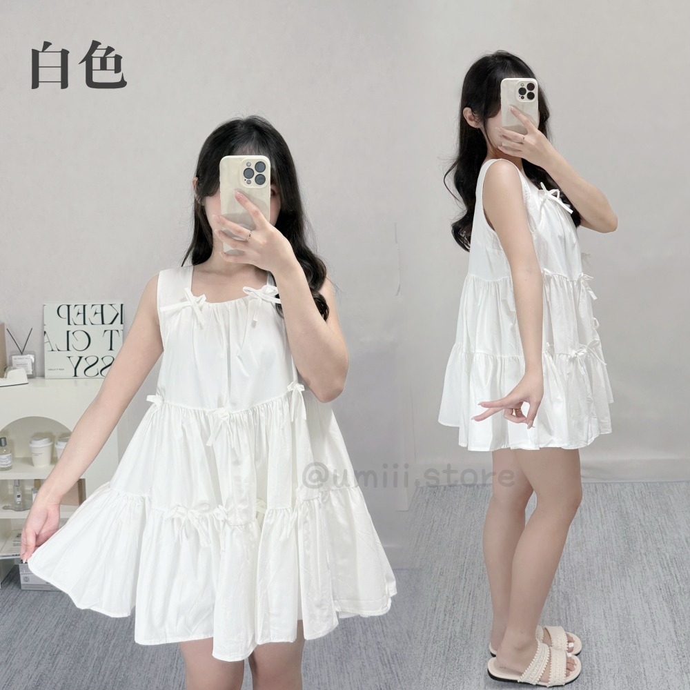 現貨 A005【立體蝴蝶結蛋糕短洋】-細節圖2