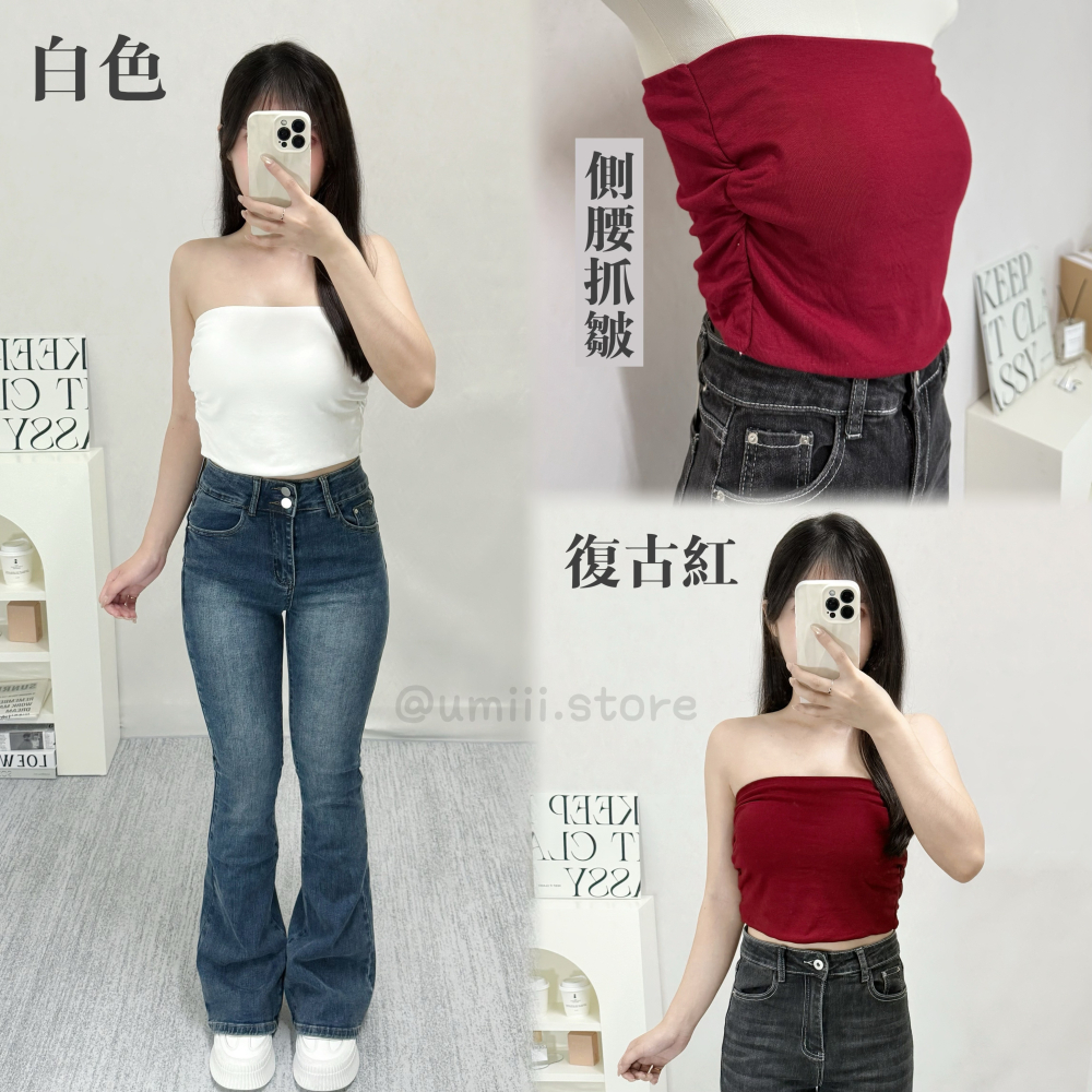 現貨+預購 A007【多色抓皺平口背心】-細節圖3