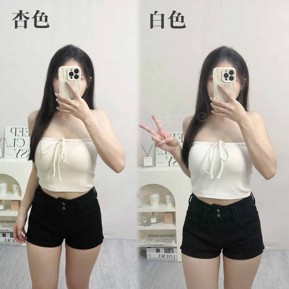 現貨+預購 A010【綁帶平口背心】-細節圖5