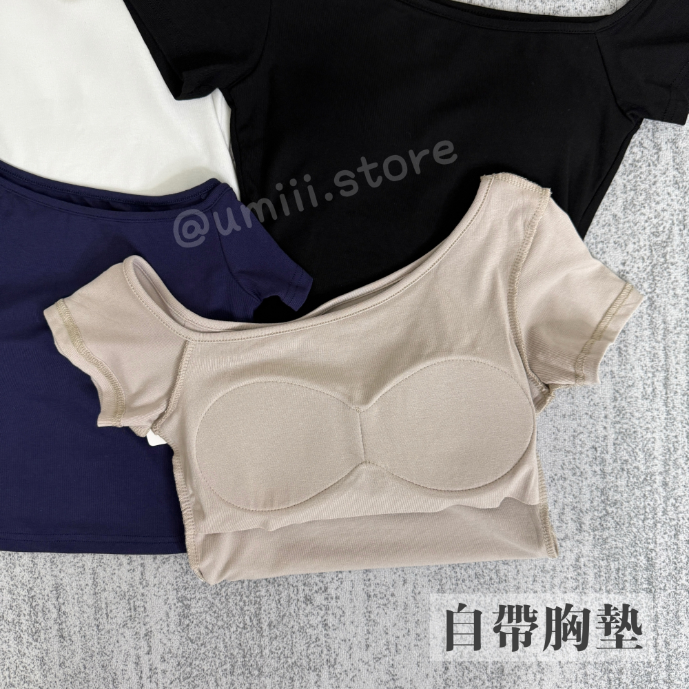 現貨+預購 D008【羅紋彈力斜肩上衣】-細節圖6