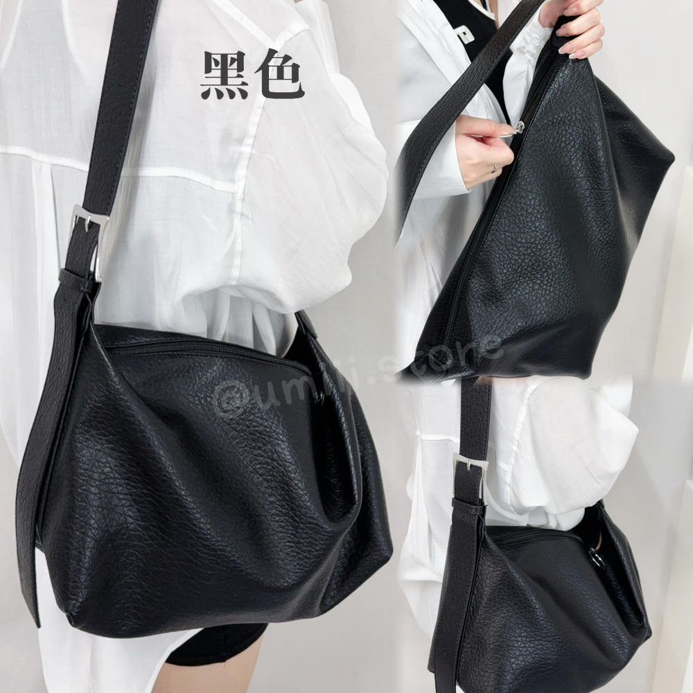 現貨+預購 F002【通勤大容量荔枝皮斜背包】-細節圖3