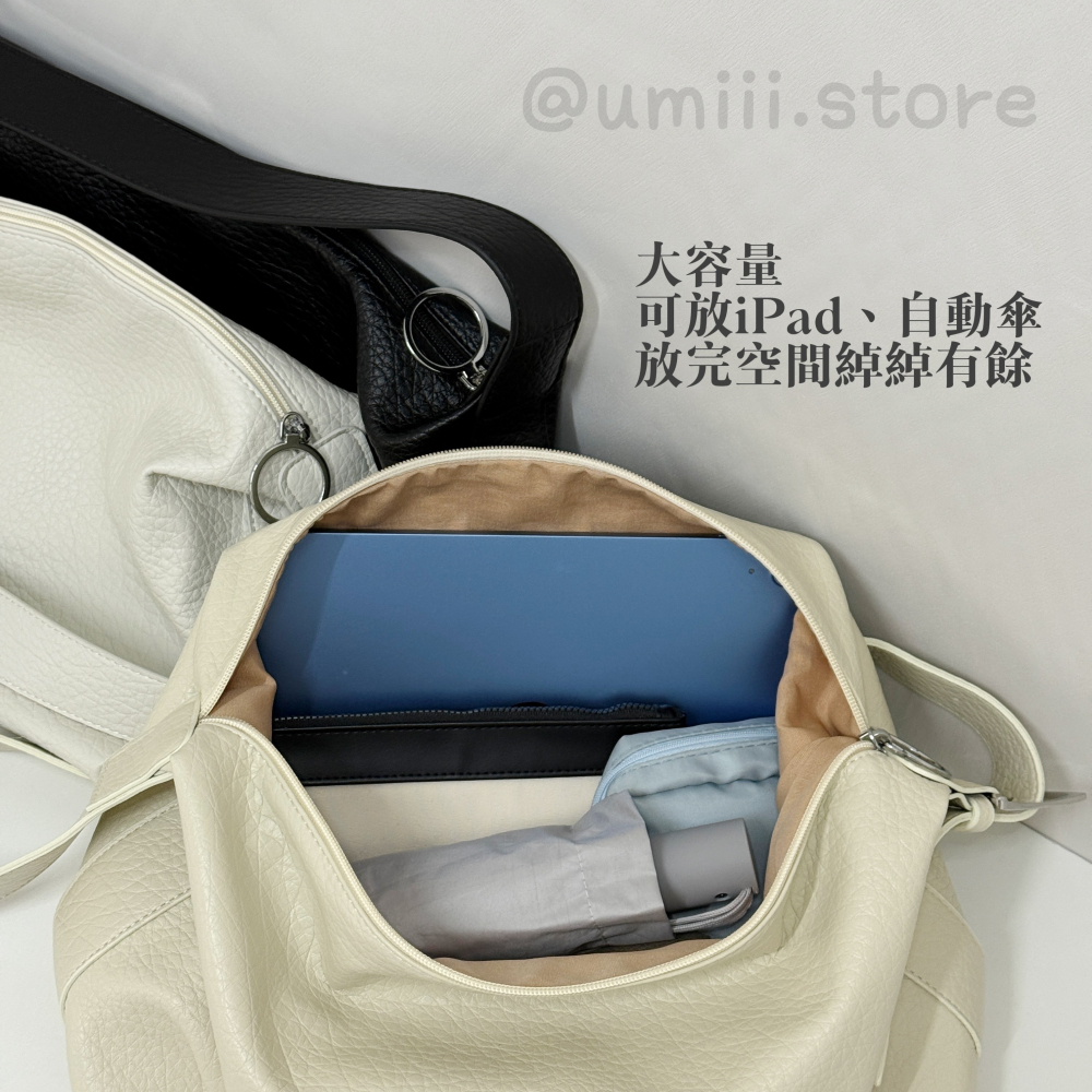 現貨+預購 F002【通勤大容量荔枝皮斜背包】-細節圖7