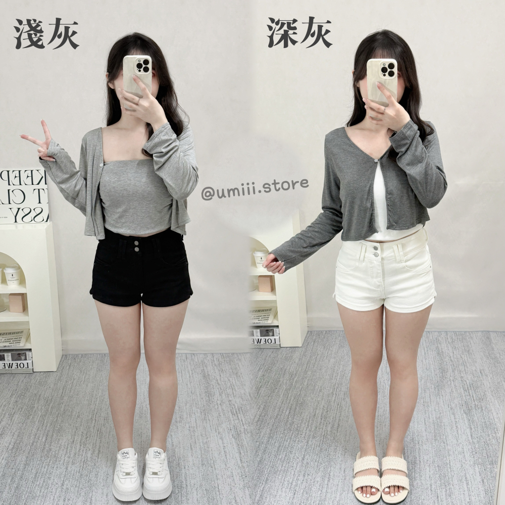 現貨+預購 G001【涼感單釦親膚外套】-細節圖3