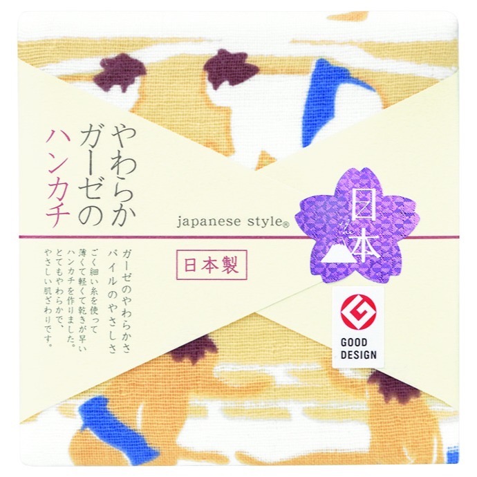 《福本日本》日本製 日織商工 日織手帕  日本進口 開發票 日本風 和風 純棉手帕 日本毛巾 日本手帕 小方巾-規格圖6