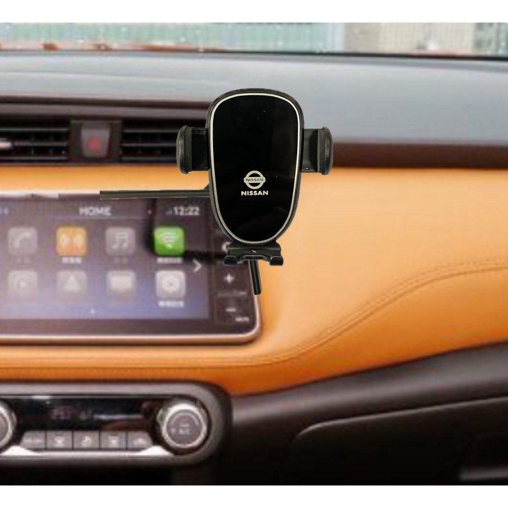 Nissan KICKS 19-25年 原廠螢幕沾黏式底座  可橫置 不擋雙閃 裕隆 配件-規格圖5