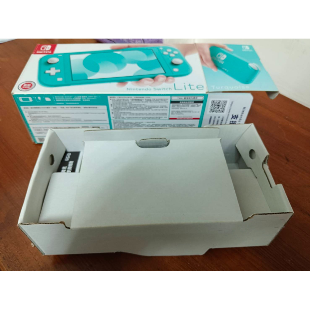 湖水綠 switch lite空盒-細節圖3