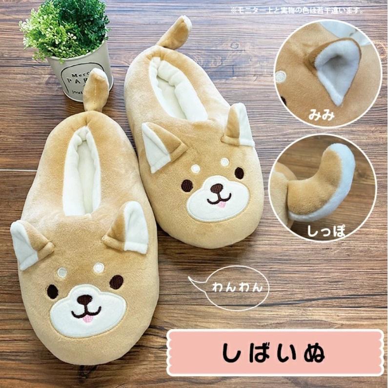 【現貨】日本軟綿綿室內拖鞋  毛茸茸可愛動物 拖鞋 腳底防滑保暖 柔軟觸感 獨角獸 柴犬 三花貓 貓咪 冬天 禦寒 溫暖-細節圖4