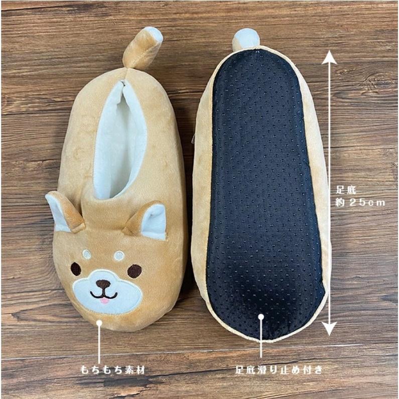 【現貨】日本軟綿綿室內拖鞋  毛茸茸可愛動物 拖鞋 腳底防滑保暖 柔軟觸感 獨角獸 柴犬 三花貓 貓咪 冬天 禦寒 溫暖-細節圖5