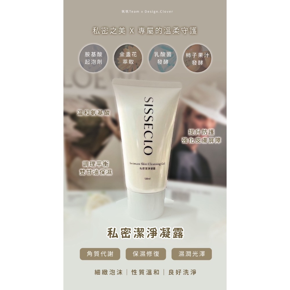 靚源植戀 SISSECLO 私密潔淨凝露 微涼感私密洗-規格圖1