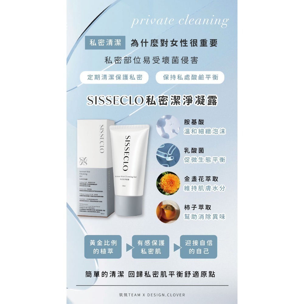 靚源植戀 SISSECLO 私密潔淨凝露 微涼感私密洗-規格圖1