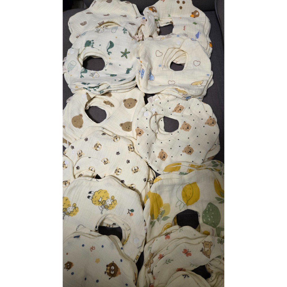 六層紗 花瓣圍兜-細節圖3